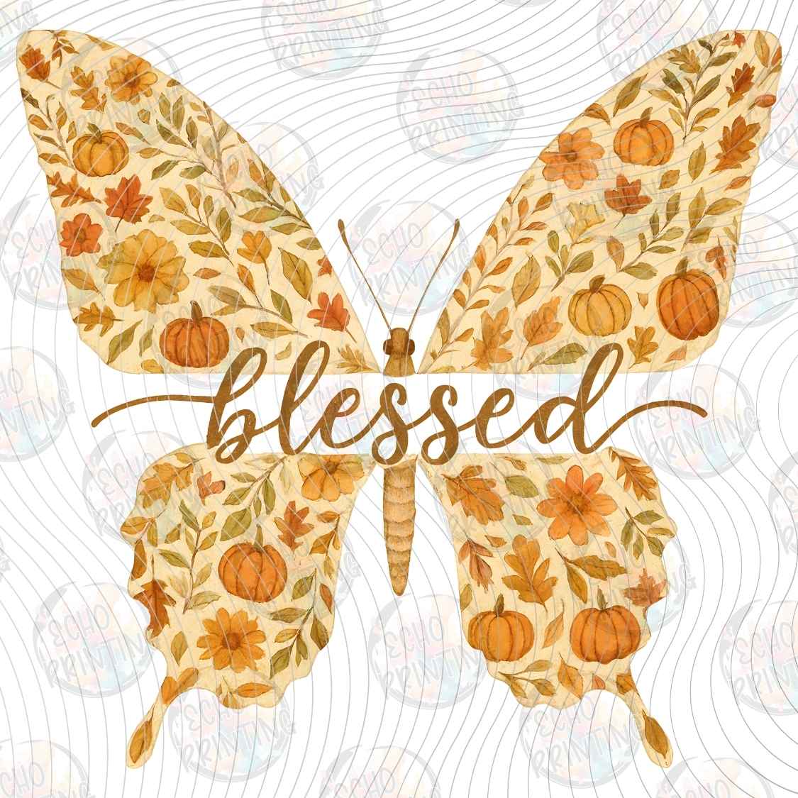 FLTK 1436 - BLESSED AUTUMN BUTTERFLY