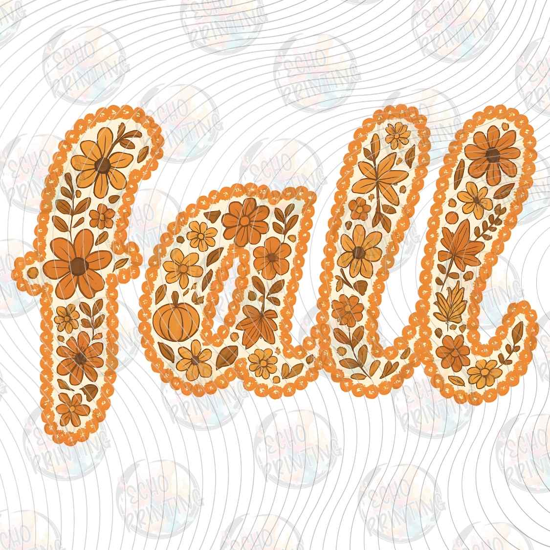 FLTK 1438 - FALL RETRO LETTERING