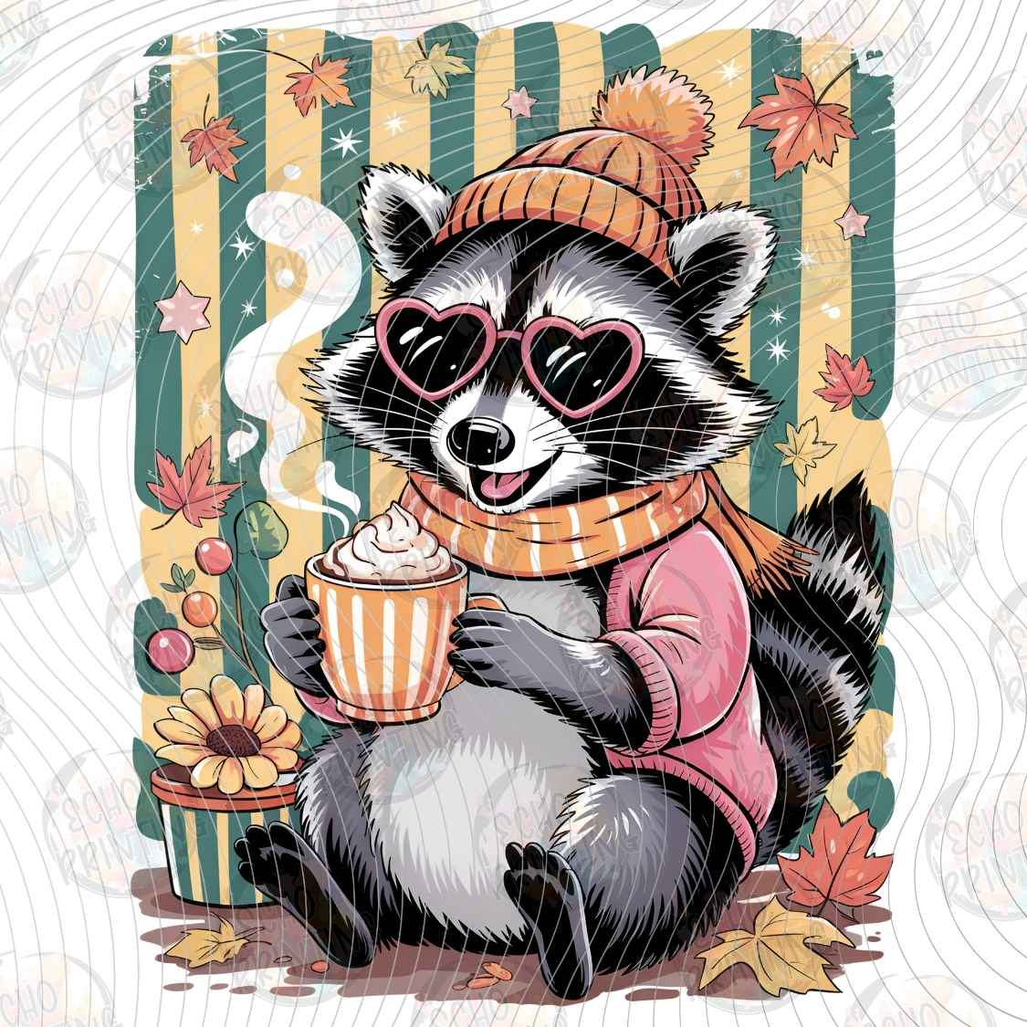 FLTK 1444 - COZY RACCOON AUTUMN