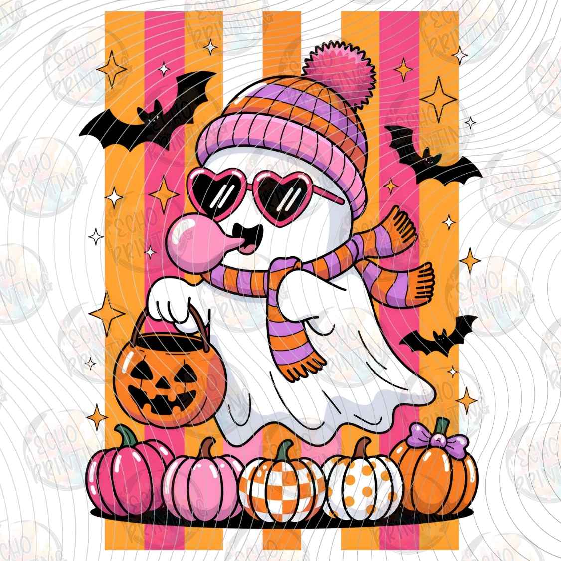 FLTK 1446 - PASTEL GHOST PUMPKINS