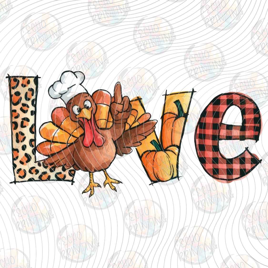 FLTK 1466 - LOVE AUTUMN LETTERING