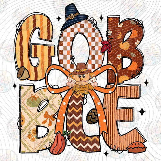FLTK 1517 - GOBBLE RETRO LETTERING