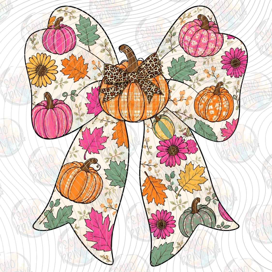 FLTK 1519 - FLORAL PUMPKIN CROSS