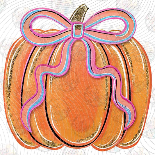 FLTK 1521 - PASTEL PUMPKIN BOW