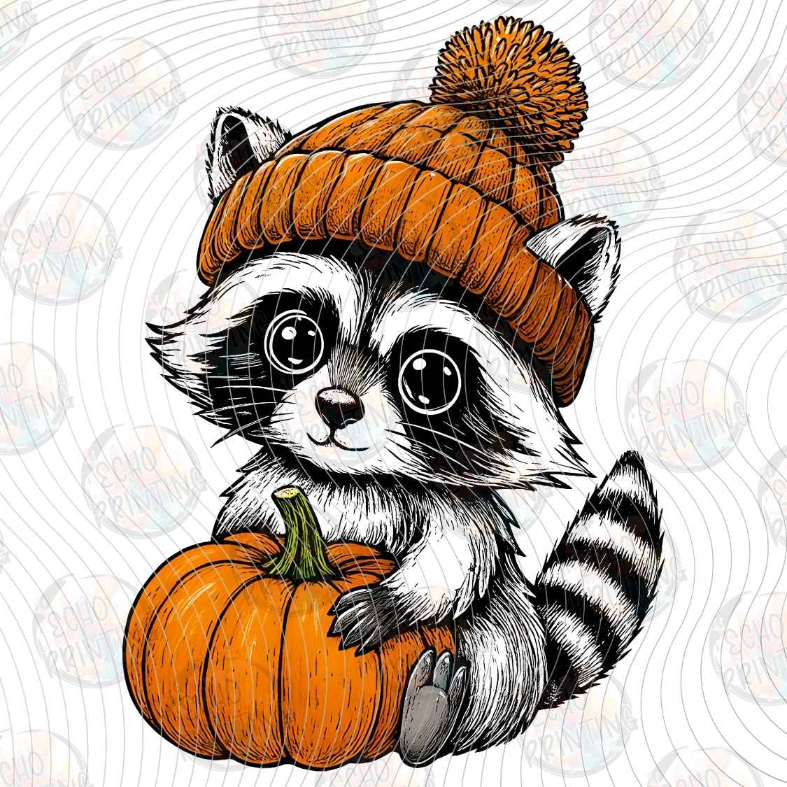 FLTK 1556 - RACCOON PUMPKIN FRIEND