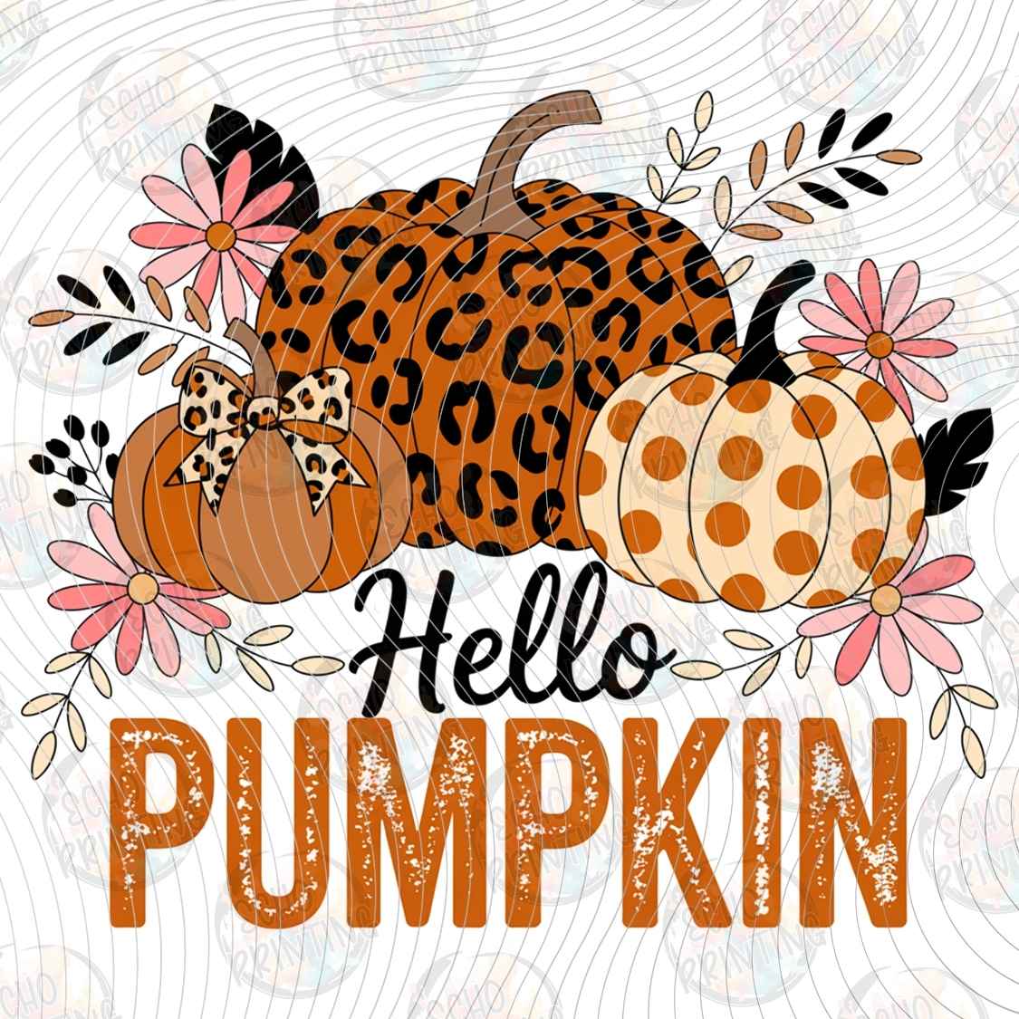 FLTK 1573 - HELLO PUMPKIN LEOPARD STYLE