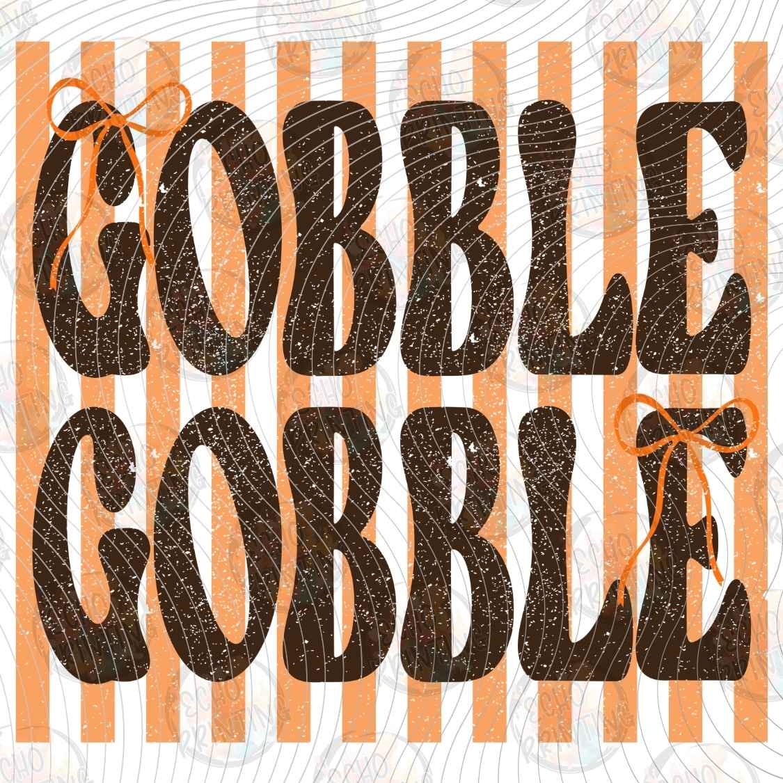 FLTK 1579 - GOBBLE GOBBLE RETRO LETTERING
