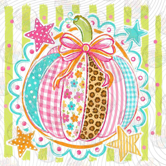 FLTK 1586 - PASTEL PUMPKIN BOW