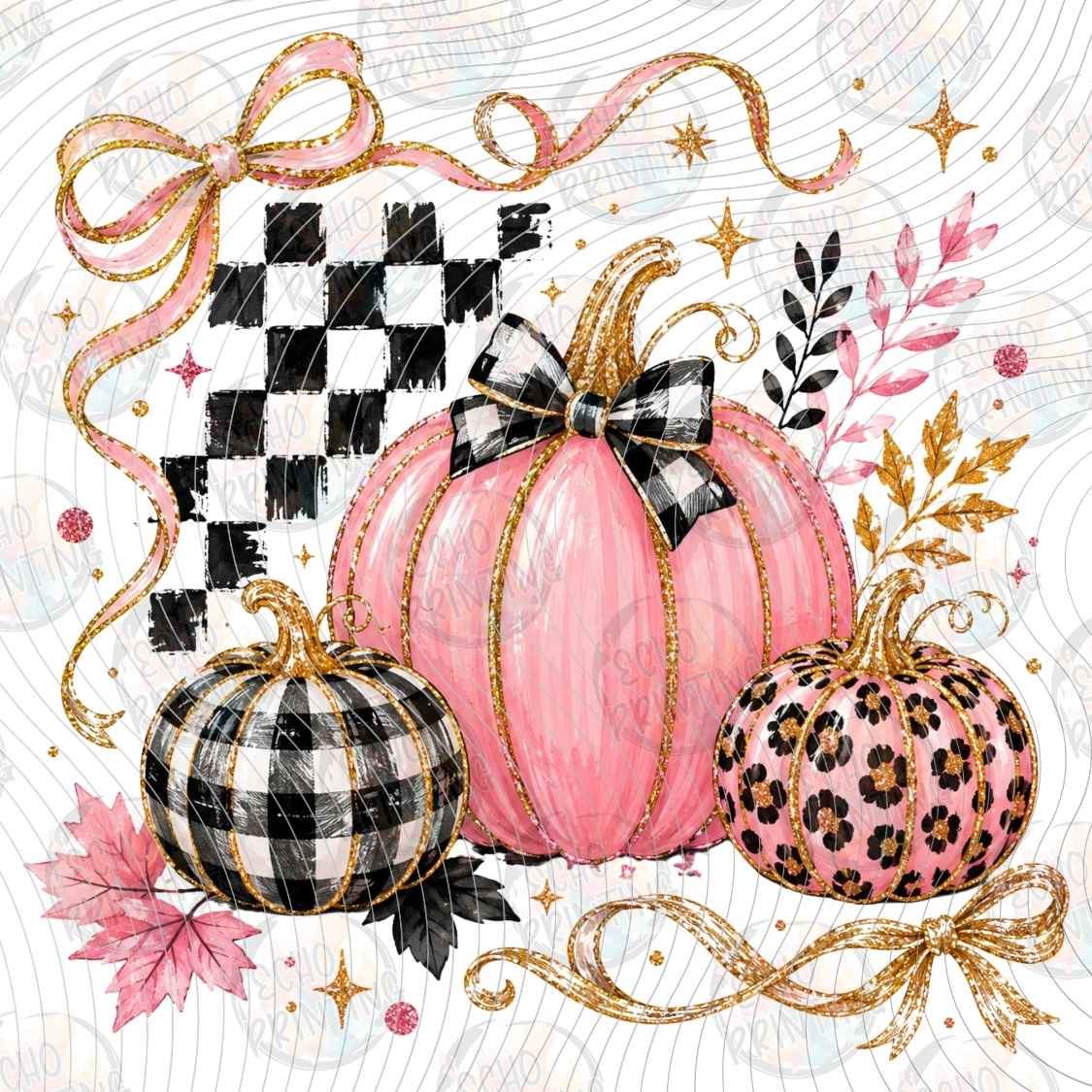 FLTK 1626 - HELLO FALL PUMPKIN BOW
