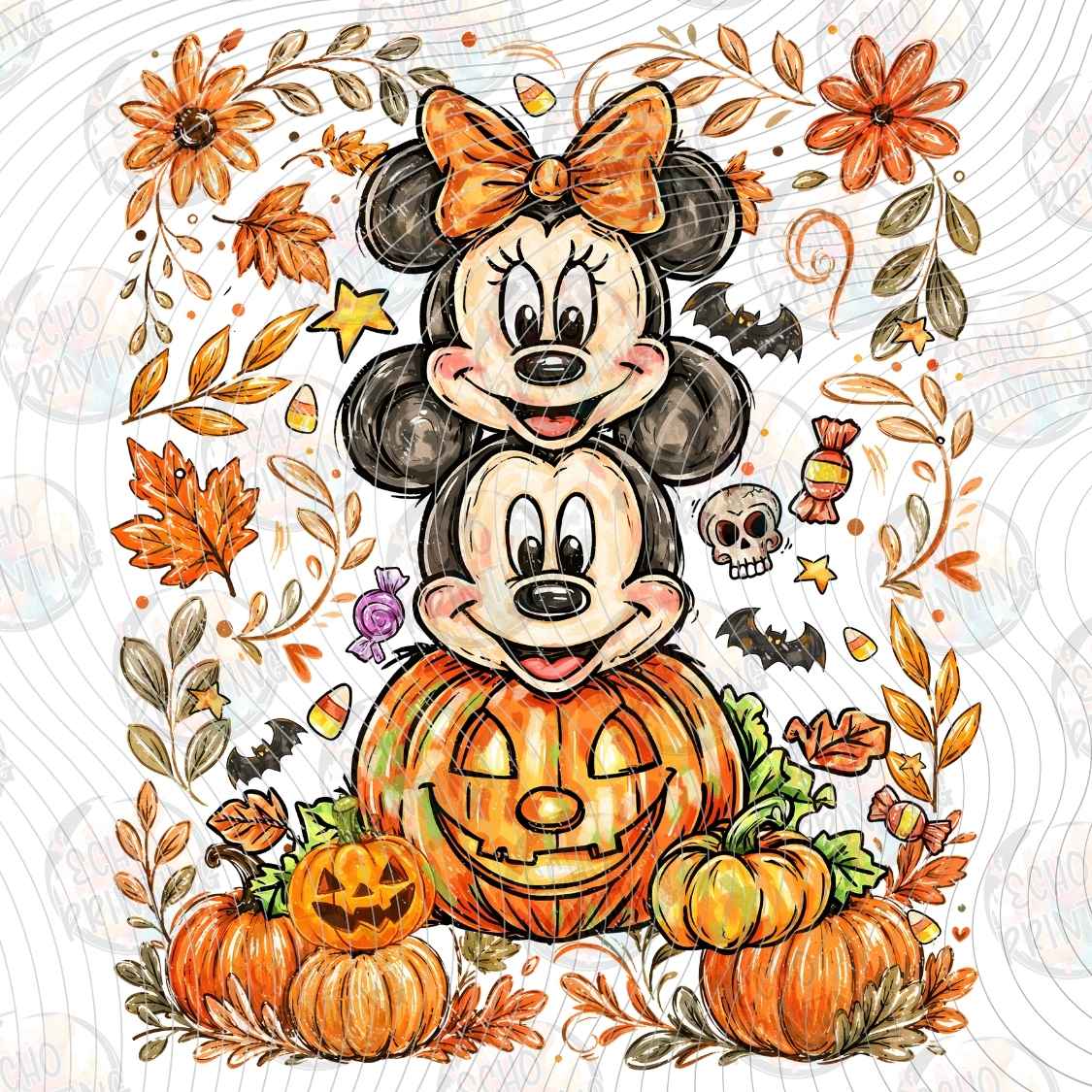 FLTK 1650 - AUTUMN MOUSE FRIENDS