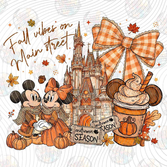 FLTK 1654 - AUTUMN COFFEE AND BOWS