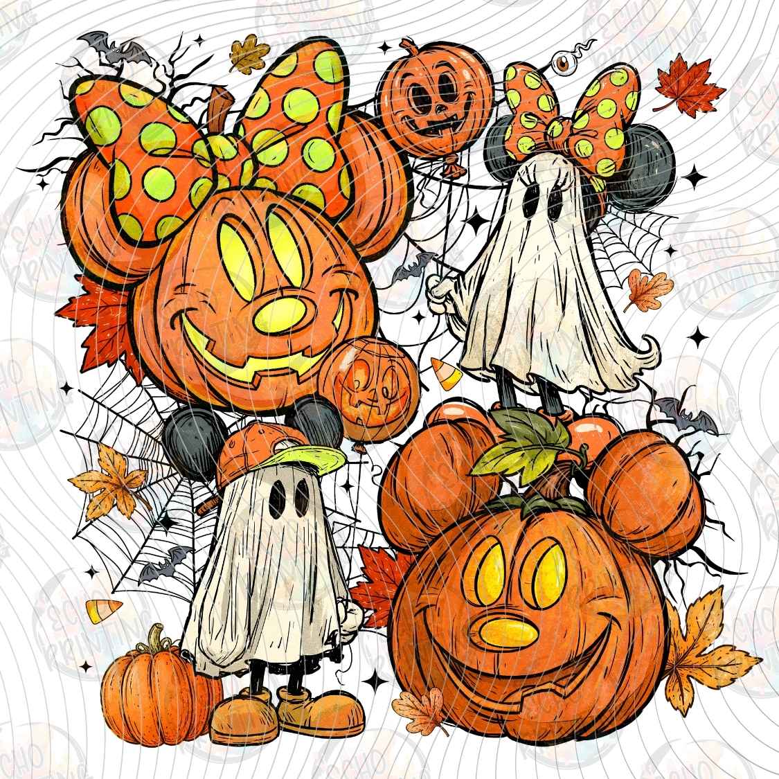 FLTK 1677 - PUMPKIN GHOST FRIENDS