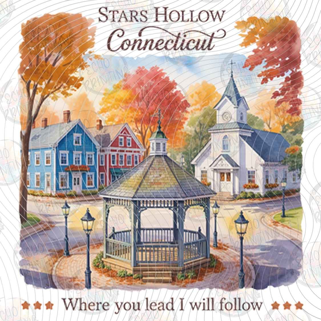 FLTK 1711 - SMALL TOWN AUTUMN STREET
