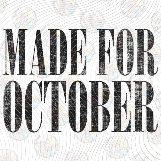 FLTK 1724 - MADE FOR OCTOBER