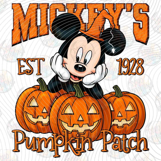 FLTK 1755 - VINTAGE MOUSE JACK O LANTERN