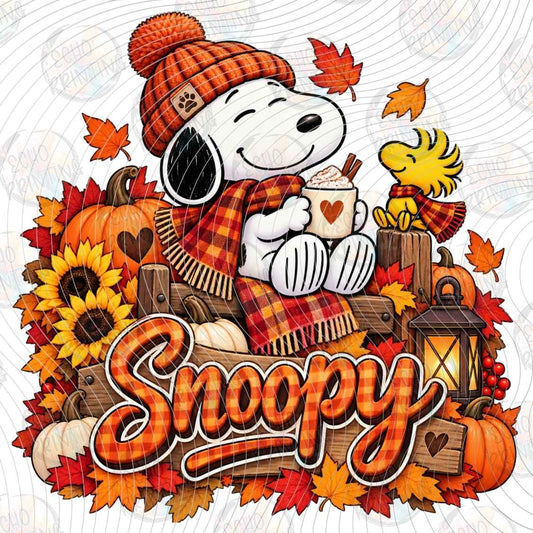FLTK 1789 - FALL BEAGLE SUNFLOWERS