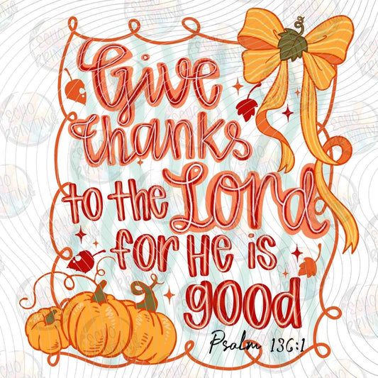 FLTK 1831 - GIVE THANKS TO THE LORD