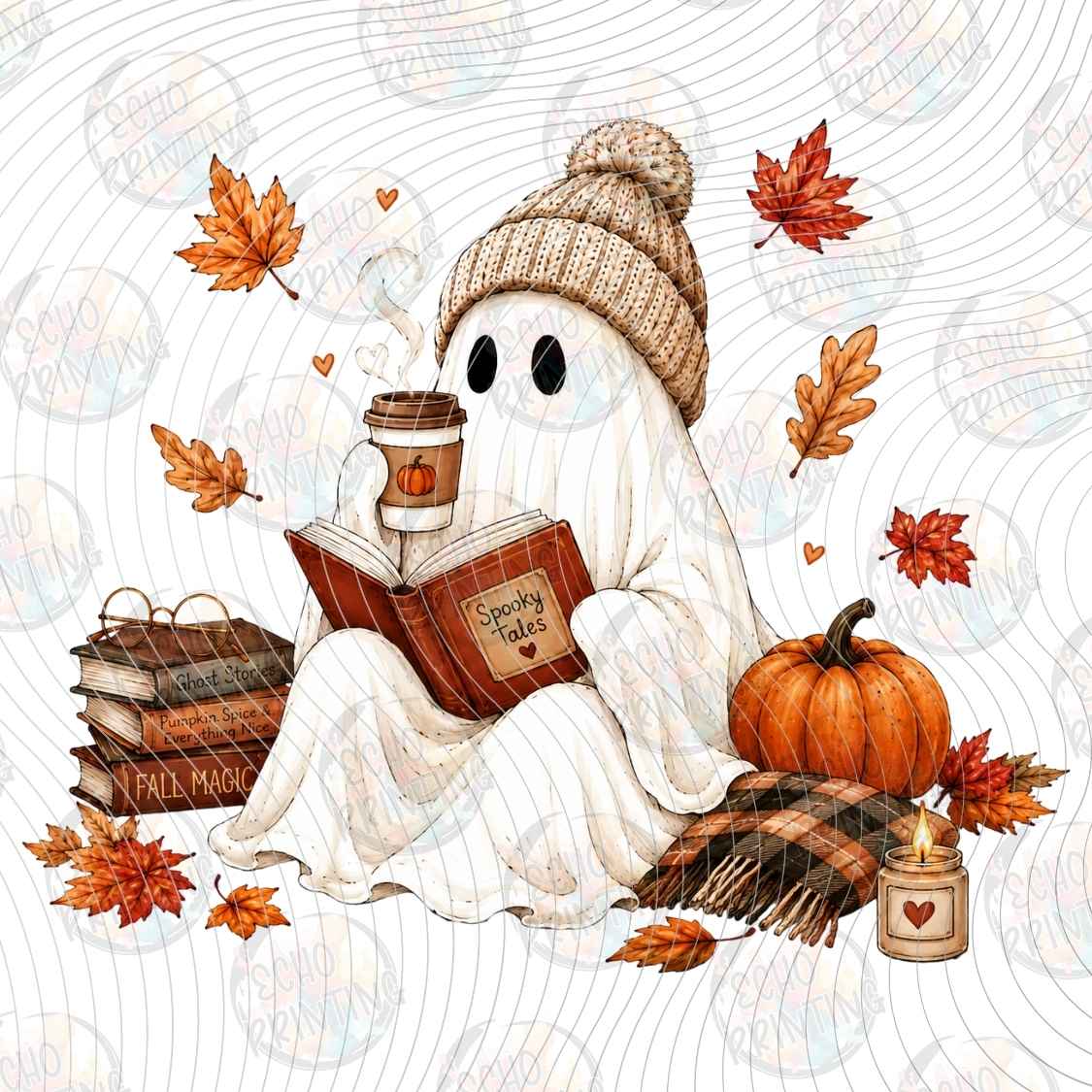 FLTK 1845 - GHOST READING BOOK
