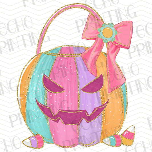 FLTK 191 – PASTEL JACK-O-LANTERN WITH BOW