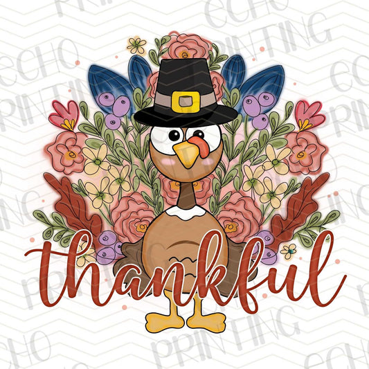 FLTK 221 – THANKFUL TURKEY WITH FALL FLORALS