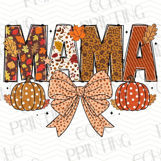 FLTK 253 – MAMA FALL PUMPKINS WITH BOW