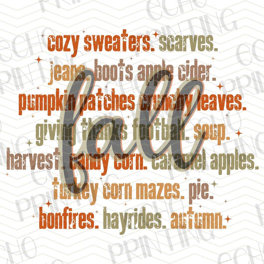 FLTK 274 – FALL WORD COLLAGE