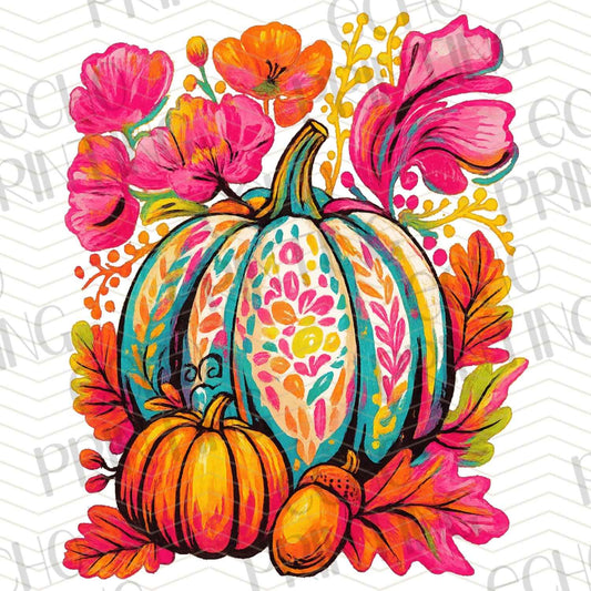 FLTK 373 – FALL FLORAL PUMPKIN