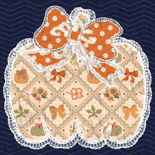 FLTK 407 – QUILTED ORANGE PUMPKIN