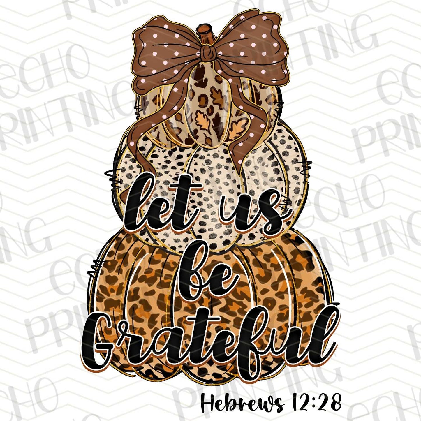 FLTK 43 – LEOPARD PRINT GRATEFUL STACKED PUMPKINS