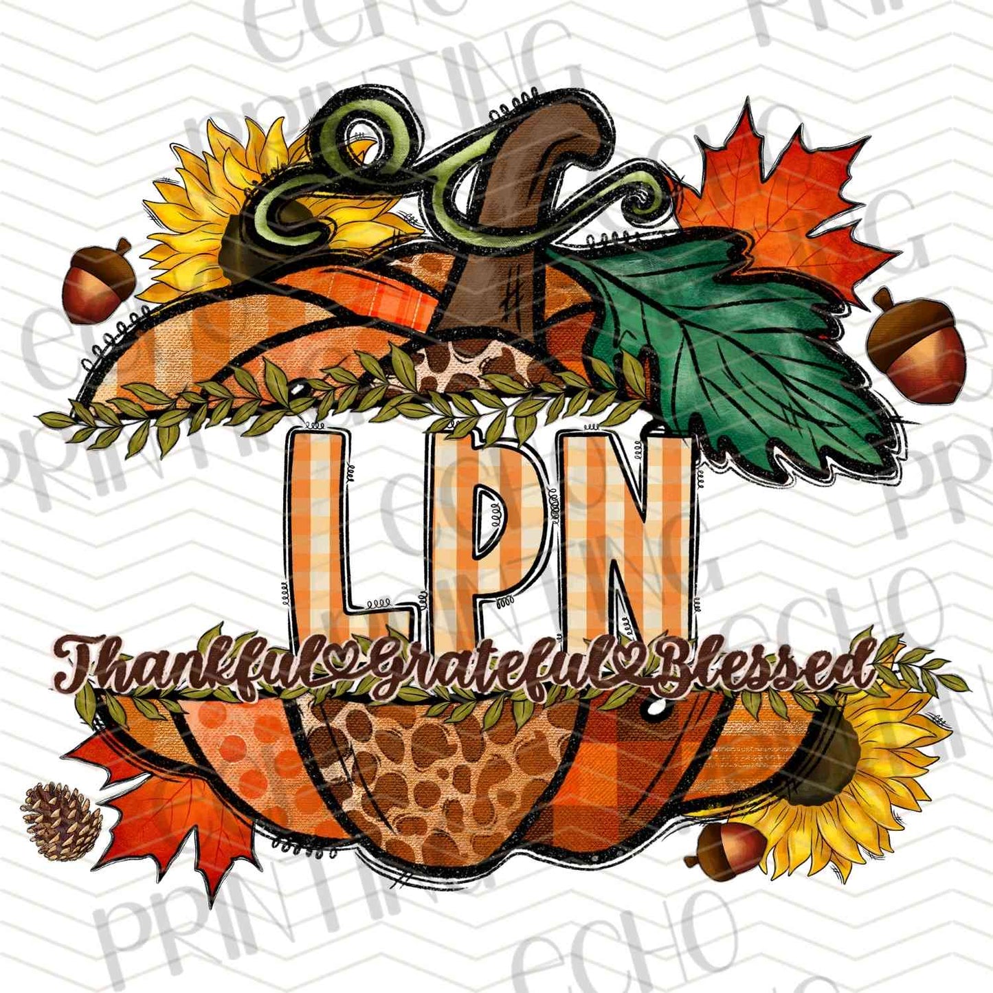 FLTK 435 – LPN FALL PUMPKIN BADGE