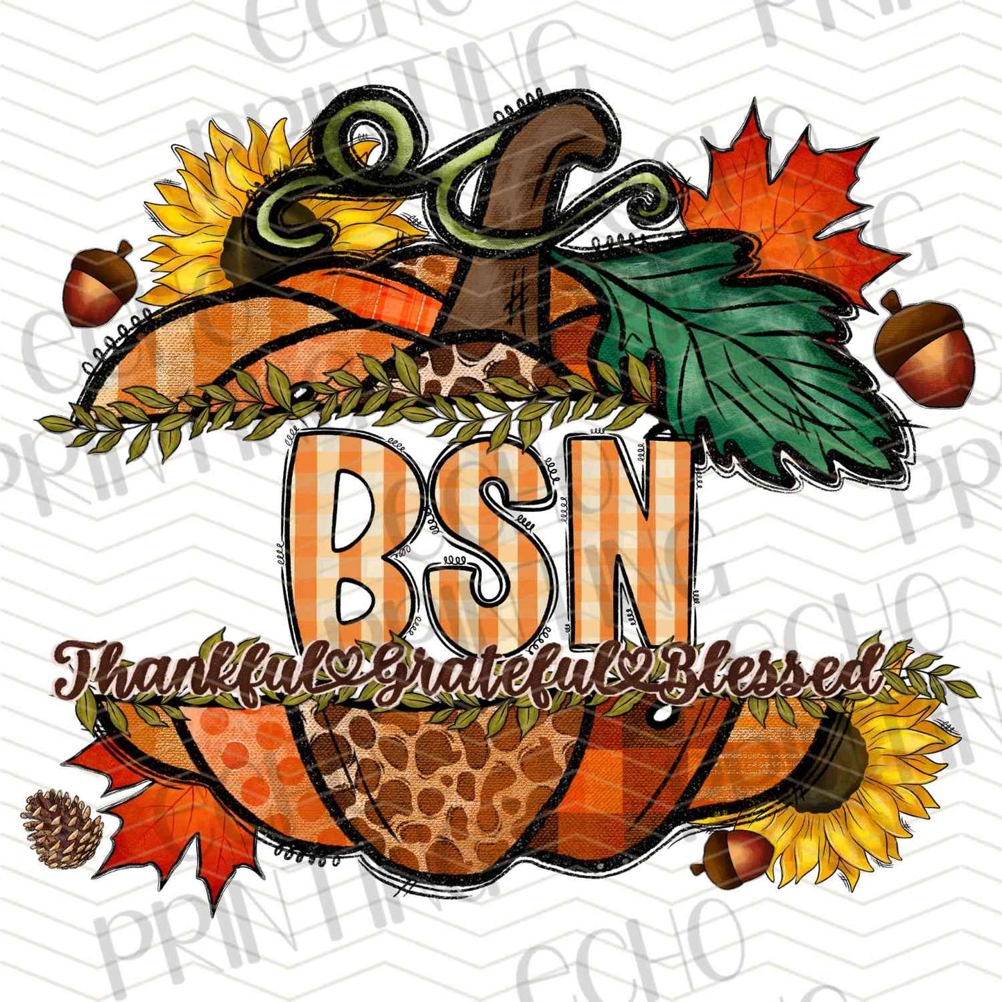 FLTK 438 – BSN FALL PUMPKIN BADGE