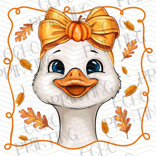 FLTK 486 – CUTE DUCK WITH FALL BOW