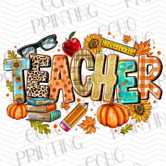 FLTK 550 - TEACHER FALL PUMPKINS APPLE