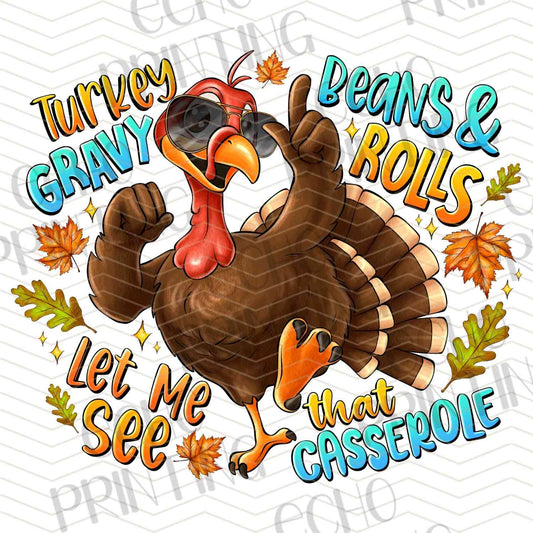 FLTK 566 - TURKEY GRAVY BEANS AND ROLLS LET ME SEE THAT CASSEROLE