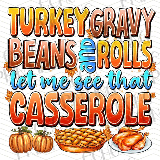 FLTK 568 - TURKEY GRAVY BEANS AND ROLLS CASSEROLE FUNNY