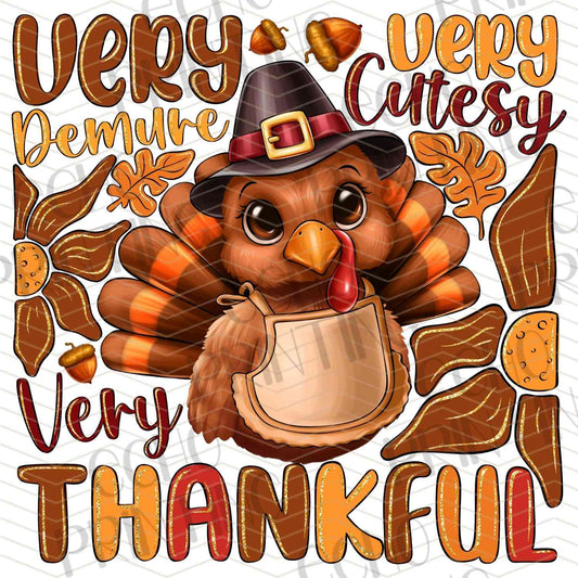 FLTK 571 - VERY THANKFUL VERY CUTE TURKEY