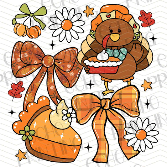 FLTK 605 - FALL BOWS AND PUMPKIN