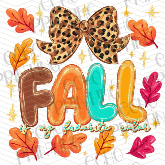 FLTK 615 - FALL LEOPARD BOW