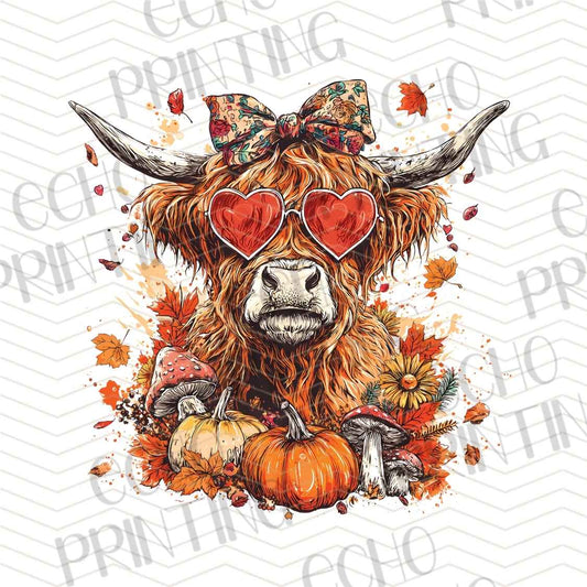 FLTK 710 - HIGHLAND COW AUTUMN STYLE
