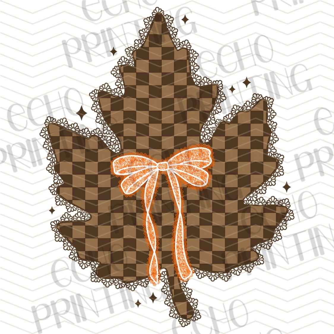 FLTK 774 - CHECKERBOARD LEAF AUTUMN BOW