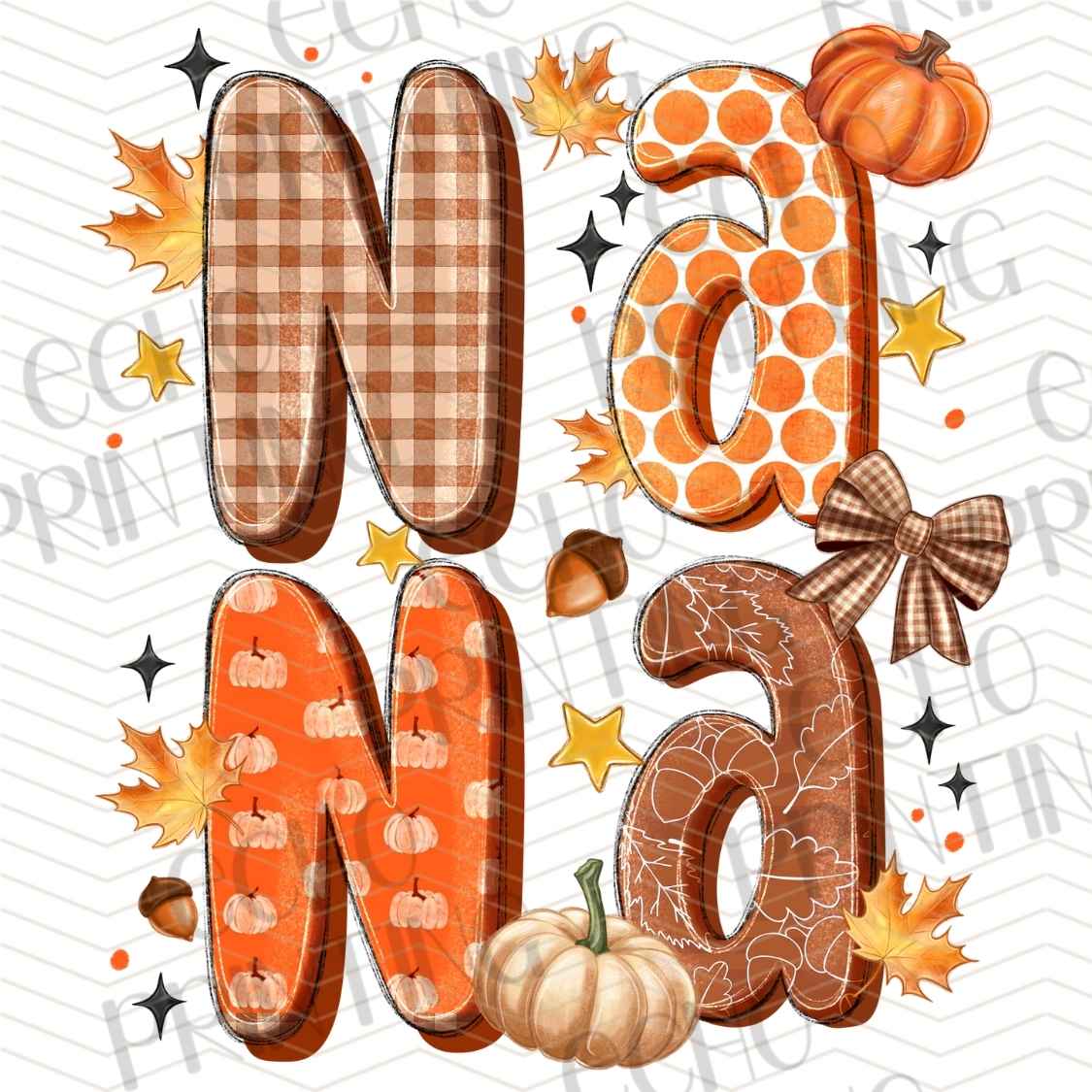 FLTK 777 - MAMA AUTUMN PATCH LETTERING
