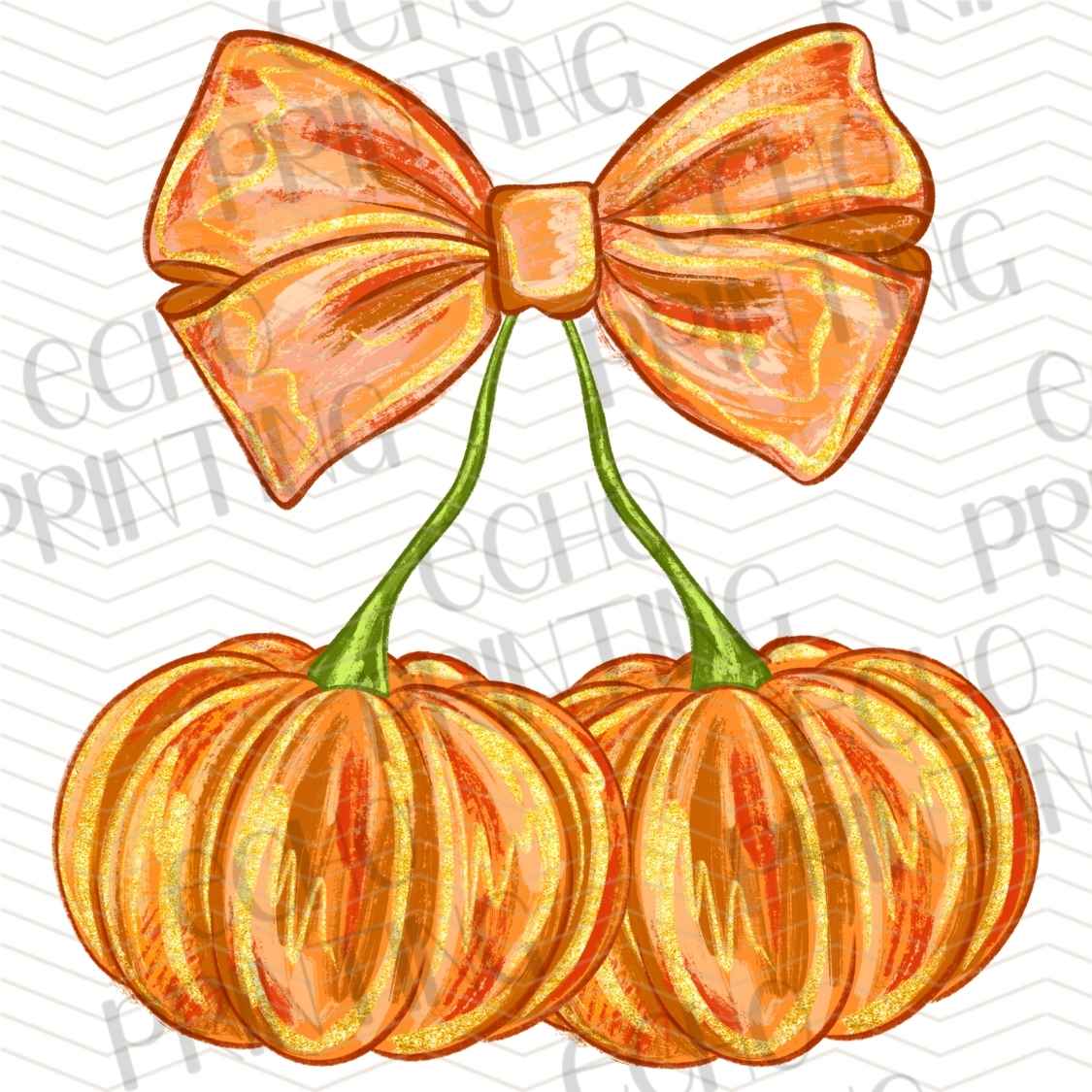 FLTK 782 - PUMPKIN BOW AUTUMN STYLE