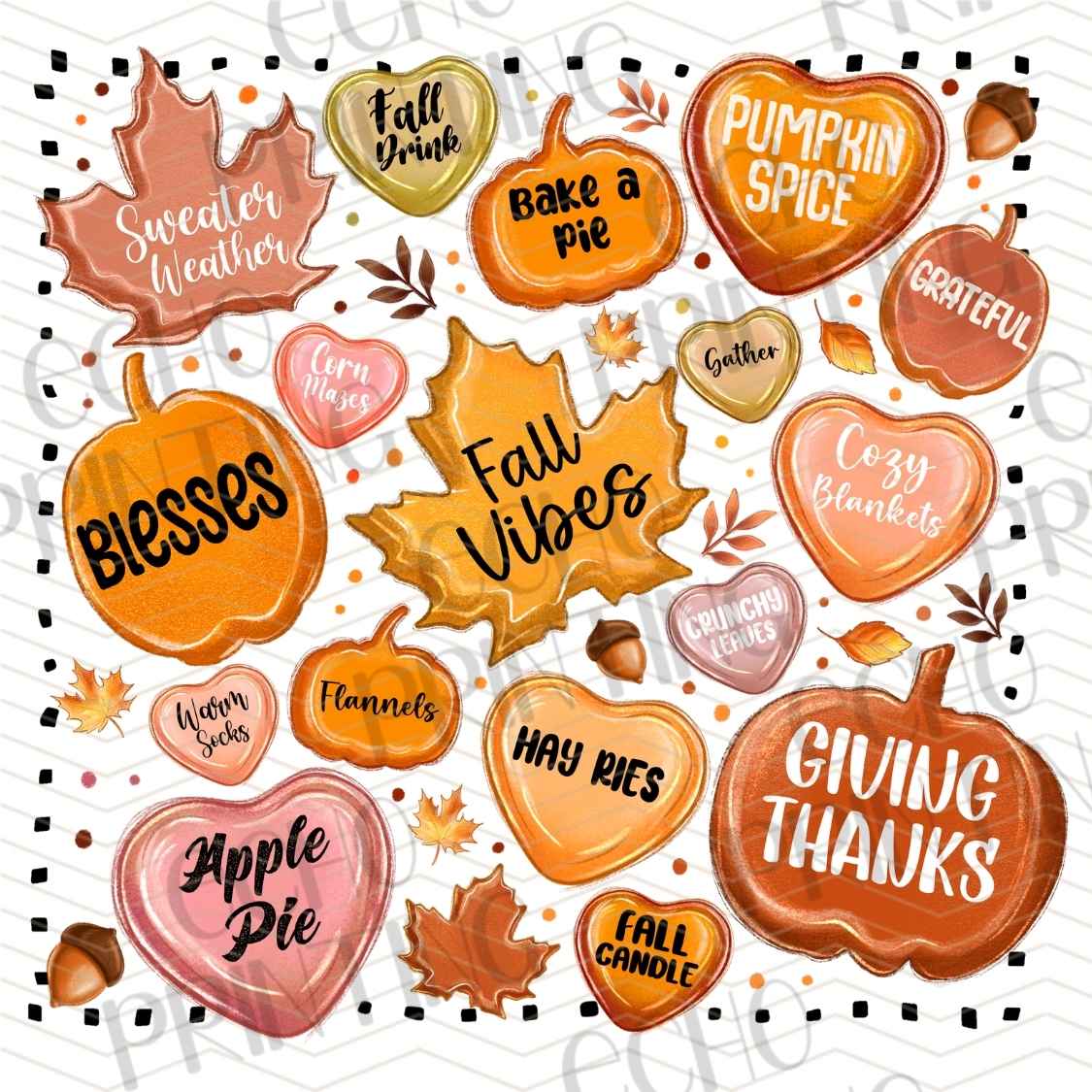 FLTK 797 - FALL VIBES STICKER COLLAGE