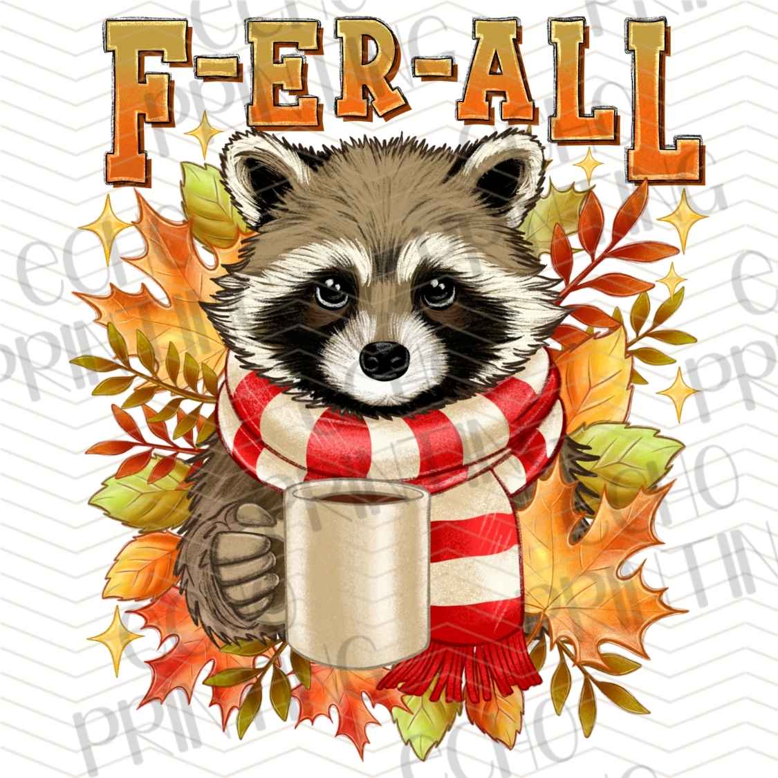 FLTK 822 - FERAL AUTUMN RACCOON STYLE