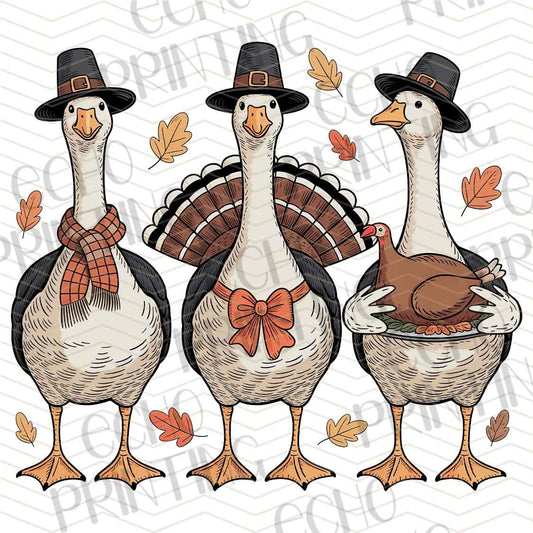 FLTK 837 - GOOSE TRIO AUTUMN STYLE