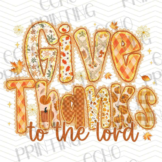 FLTK 839 - GIVE THANKS TO LORD