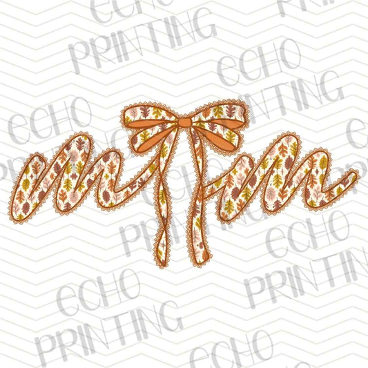 FLTK 901 - MAMA AUTUMN BOW