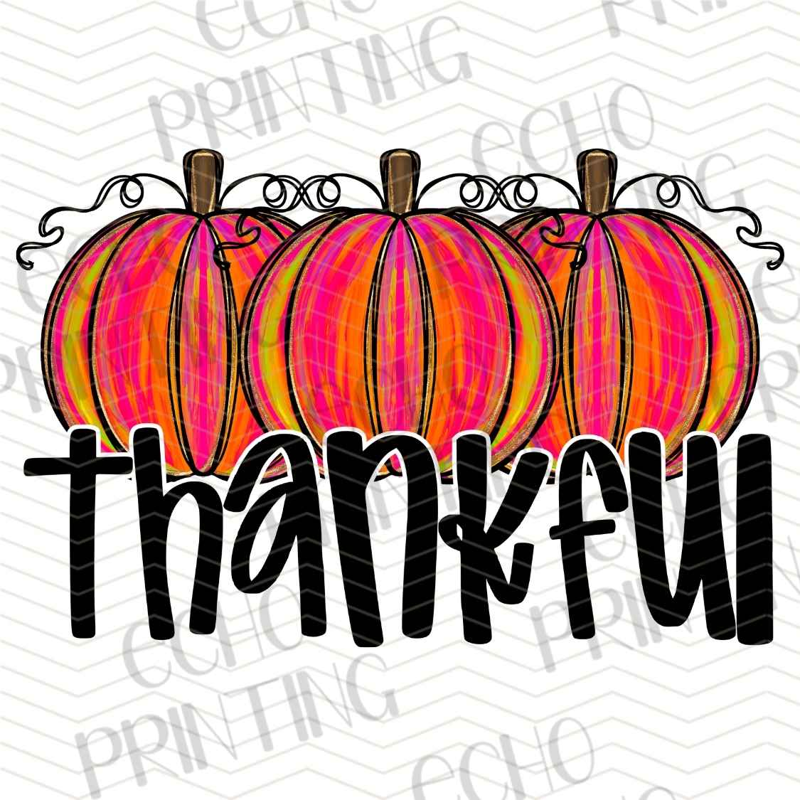 FLTK 921 - THANKFUL PUMPKIN LETTERING