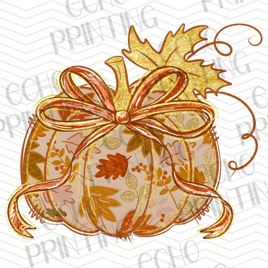FLTK 933 - AUTUMN PUMPKIN BOW