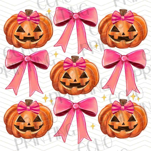 FLTK 935 - PINK BOW JACK O LANTERNS